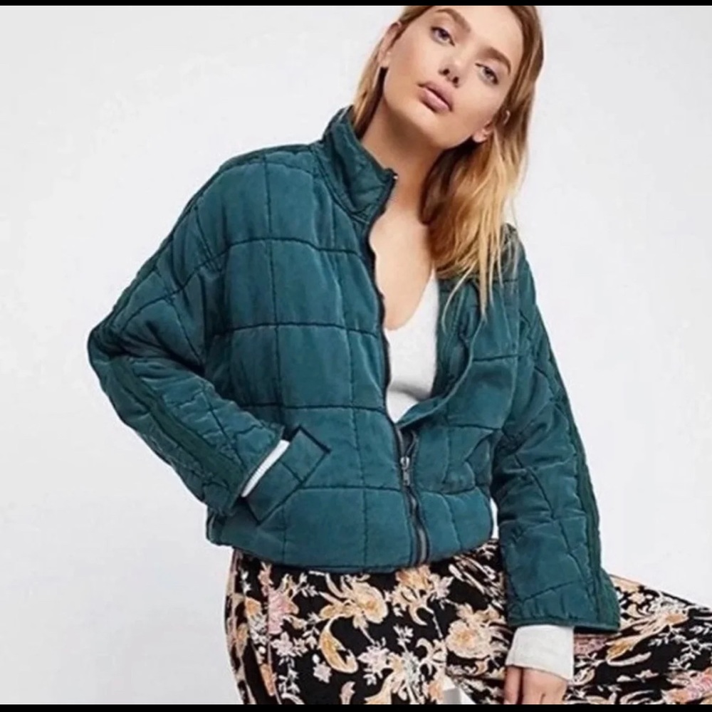 Free People Dolman Quilted Jacket
